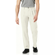 Classic Fit Pleated Chino Pants - Image 2