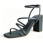 Ankle Strap Block Heel Sandals