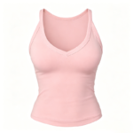 Sleeveless Ribbed Gym Tank Top