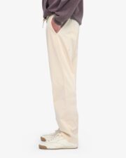 Organic Twill Pants - Ivory White - Image 4