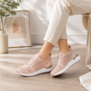 Blush Rose Comfort Lift Sneakers - Image 3