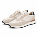 Men's Minimalist Leather & Suede Casual Sneakers