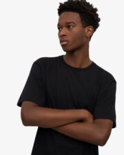 Classic Organic Tee - Deep Black - Image 7
