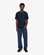 Classic Organic Tee - Navy Blue - Image 6