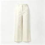 High Waist Wide Leg Linen Blend Pants
